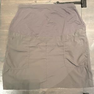 Gray Maternity Skort. Lightweight and soft
